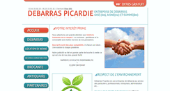Desktop Screenshot of debarras-picardie.fr